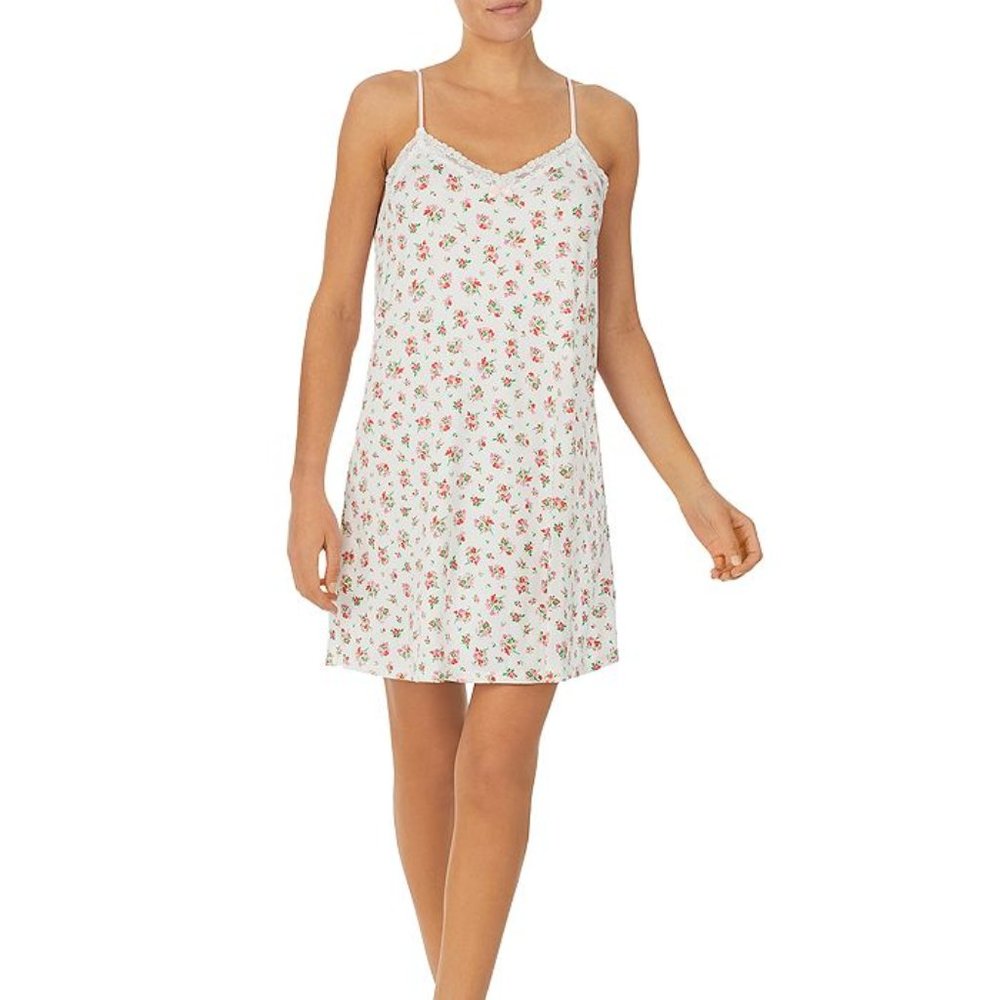 NWT Kate Spade Floral Print Chemise - Sz M - Bloomingdales